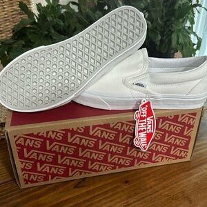 VANS Classic White Slip-ons